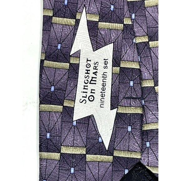 GD Grateful Dead Men's Tie Slingshot on Mars 100% Silk Hand Made Necktie - Picture 6 of 9